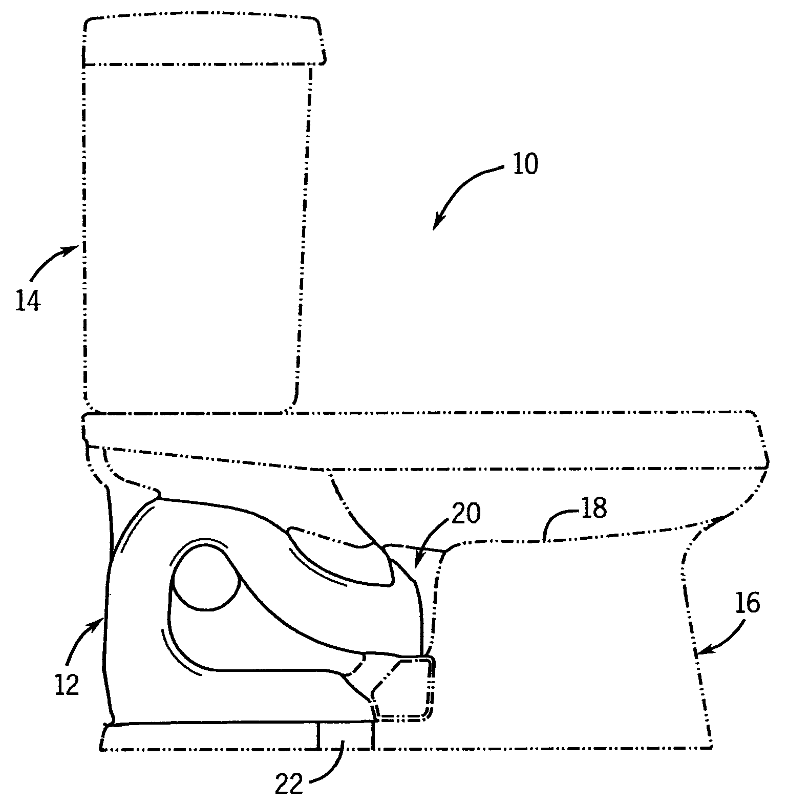 Toilets with Improved Trapways