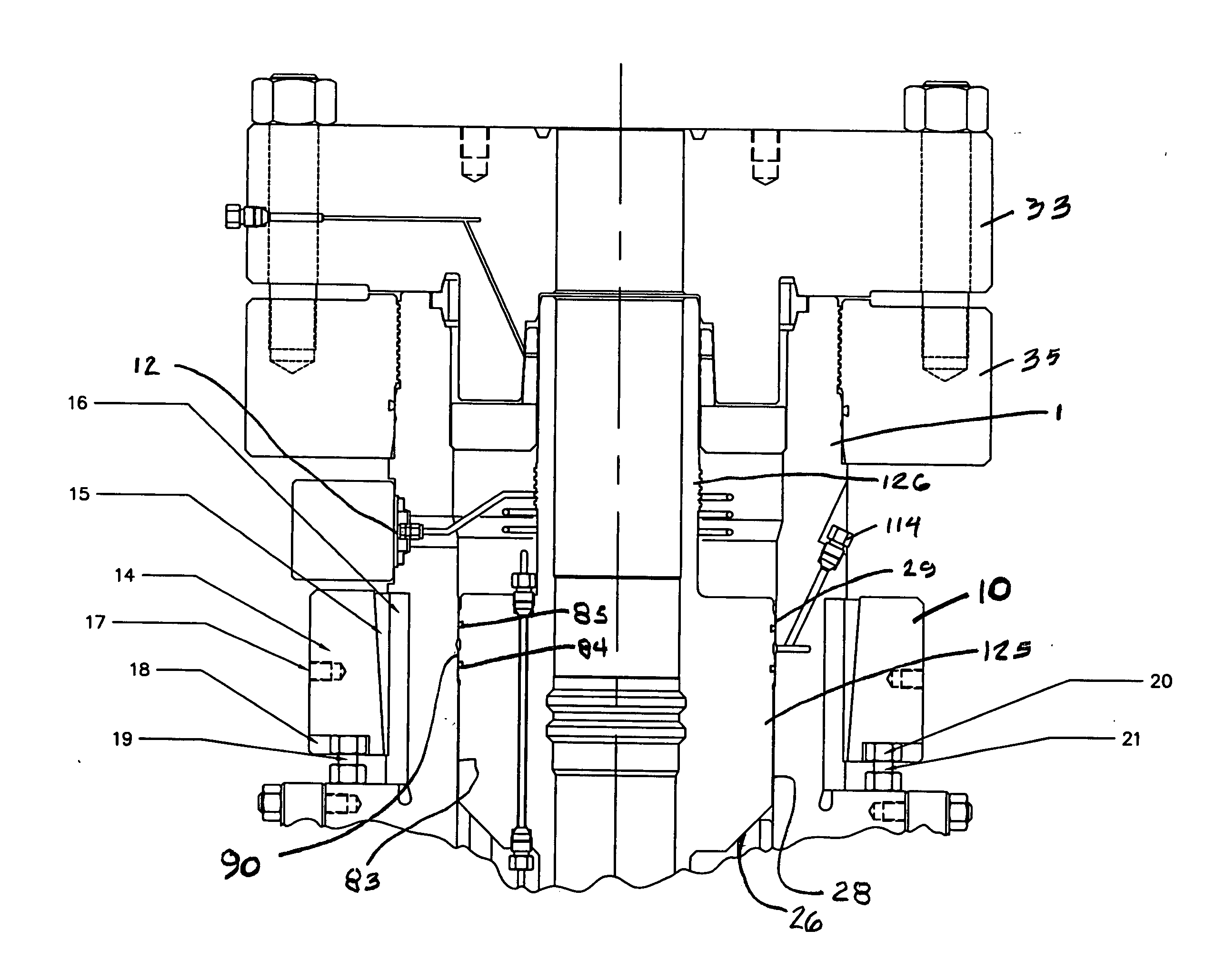 Externally activated seal system for wellhead