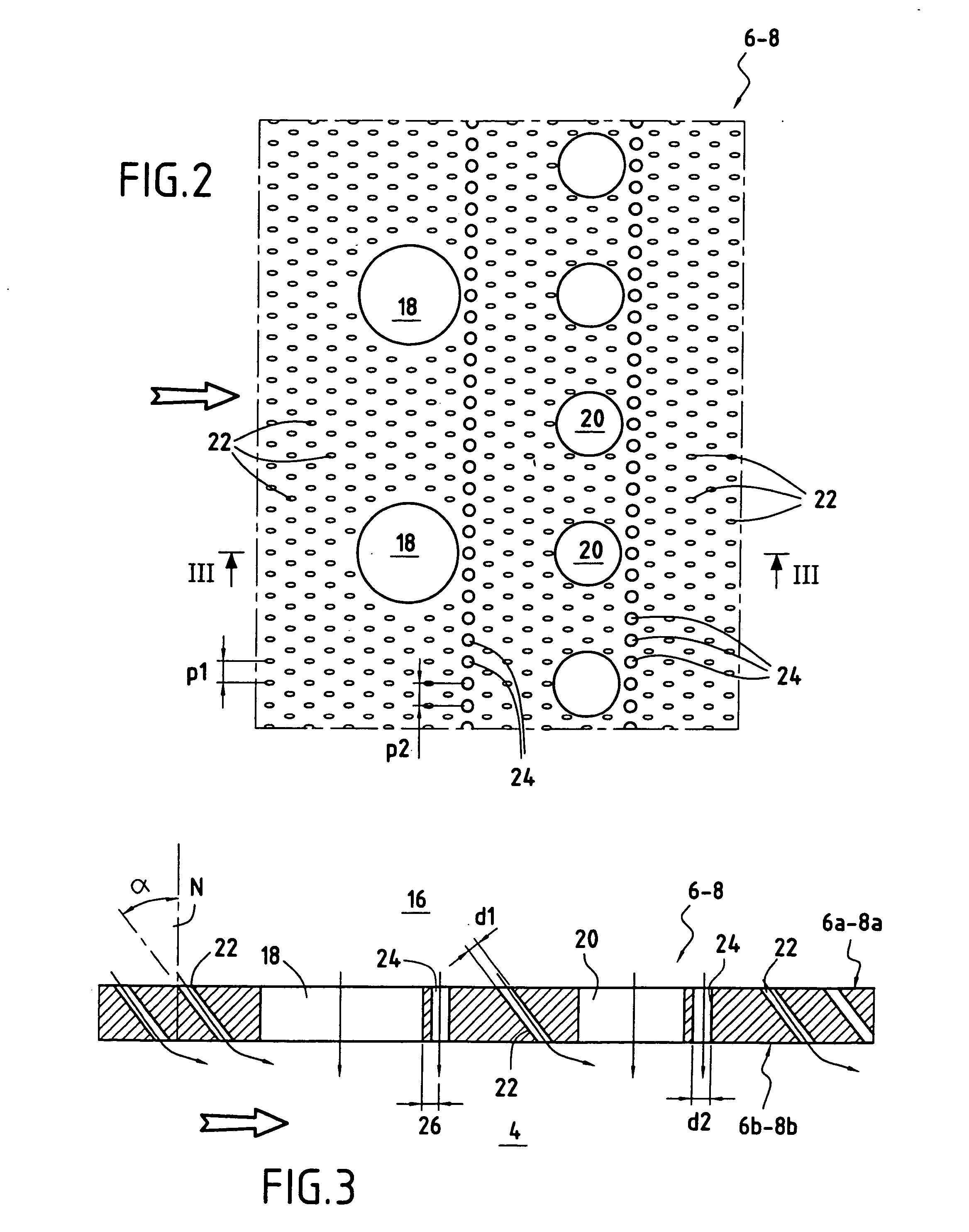 Performance of a combustion chamber by multiple wall perforations