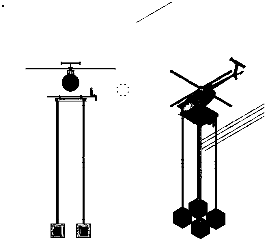 Helicopter live working combination air gap discharge voltage prediction method