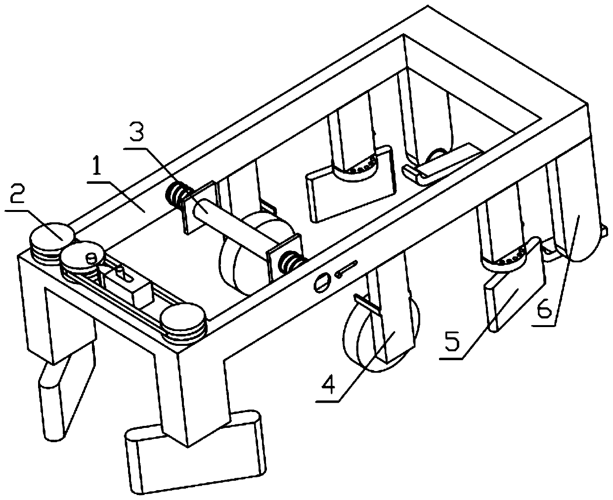 Agricultural machinery device for agricultural mulching film covering