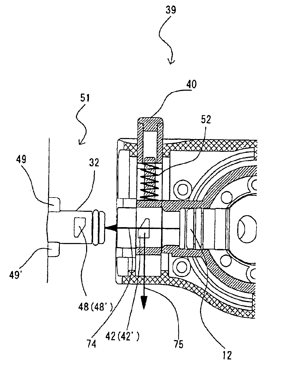 Water purifier filtration portion, water purifier main body, and water purifier including the both