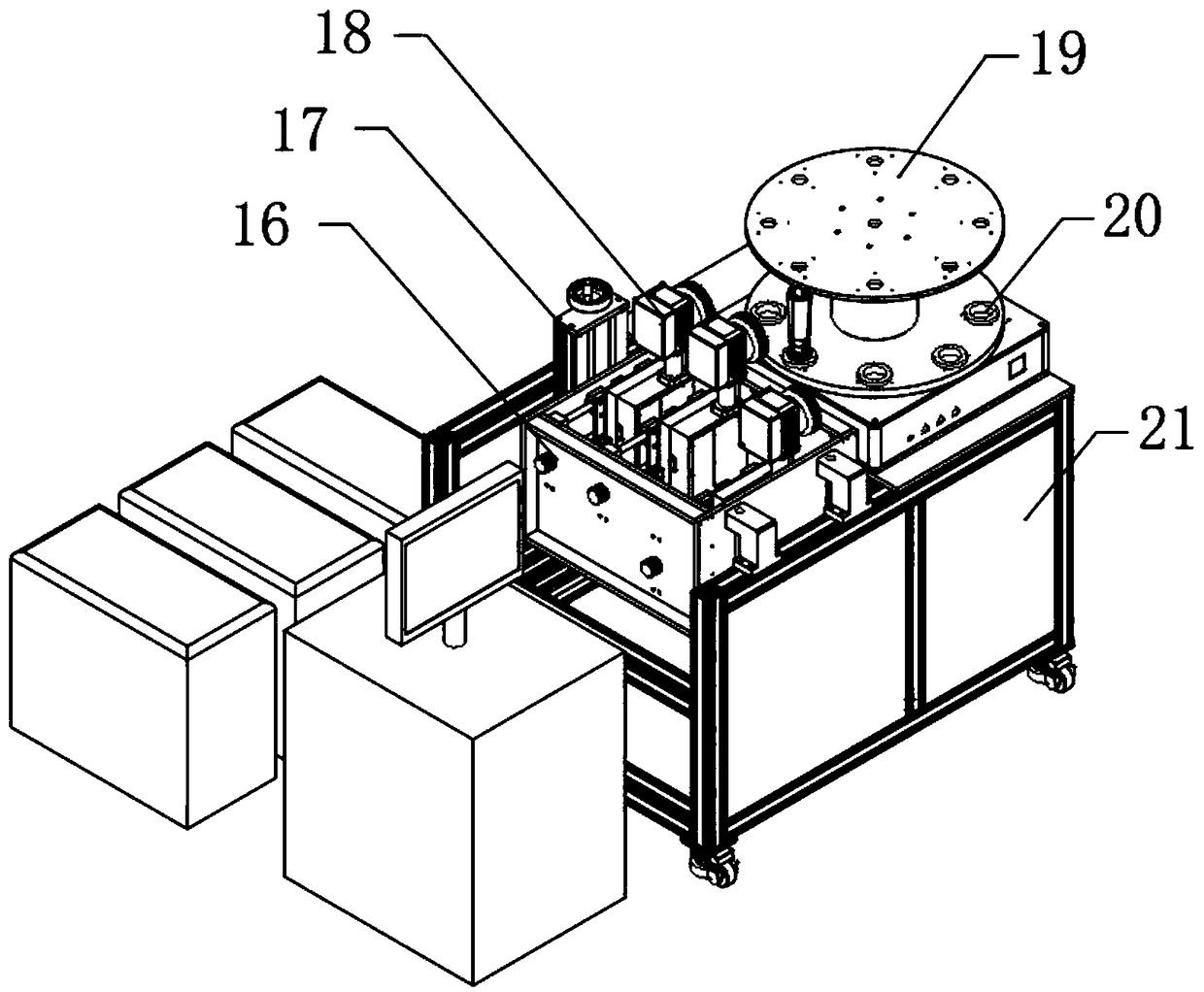 Handheld type mixer production line