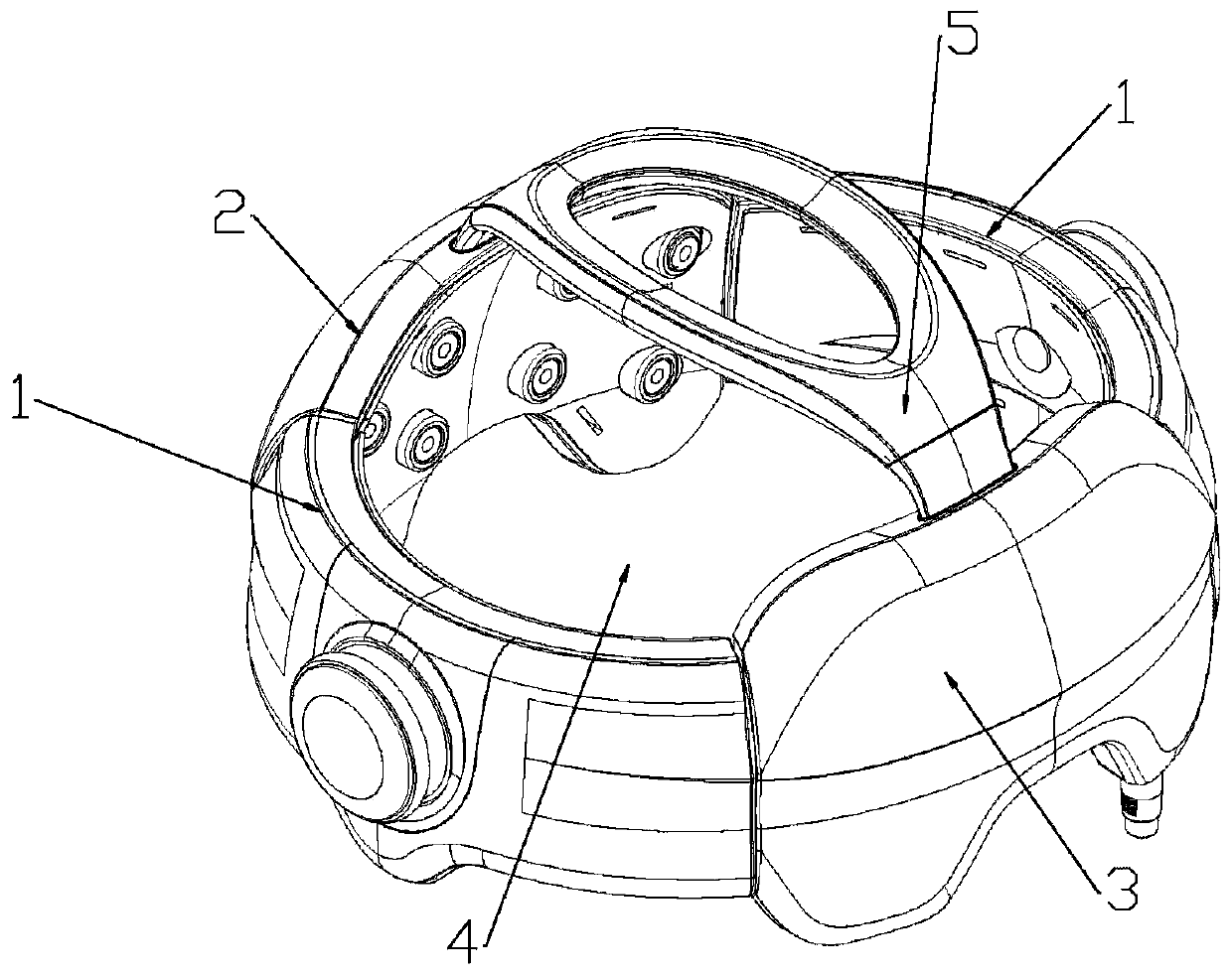 EEG cap head circumference size adjusting mechanism and EEG cap