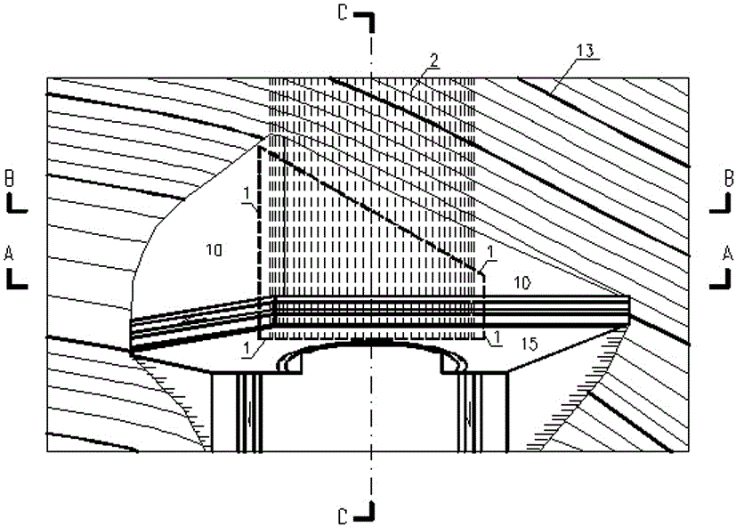 A Construction Method of Diagonal Entry in Bias-Pressure Tunnel