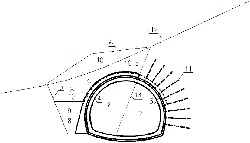 A Construction Method of Diagonal Entry in Bias-Pressure Tunnel