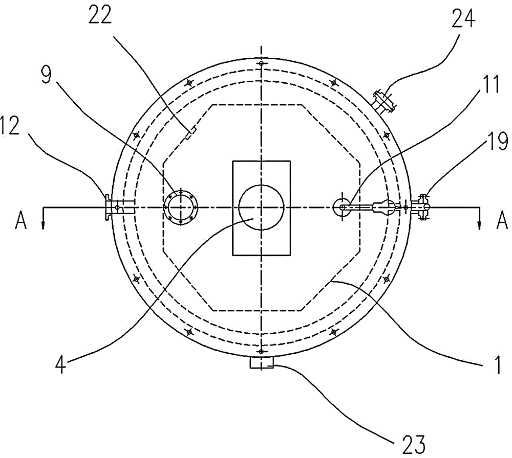 A heat conduction closed continuous scrubbing and leaching equipment