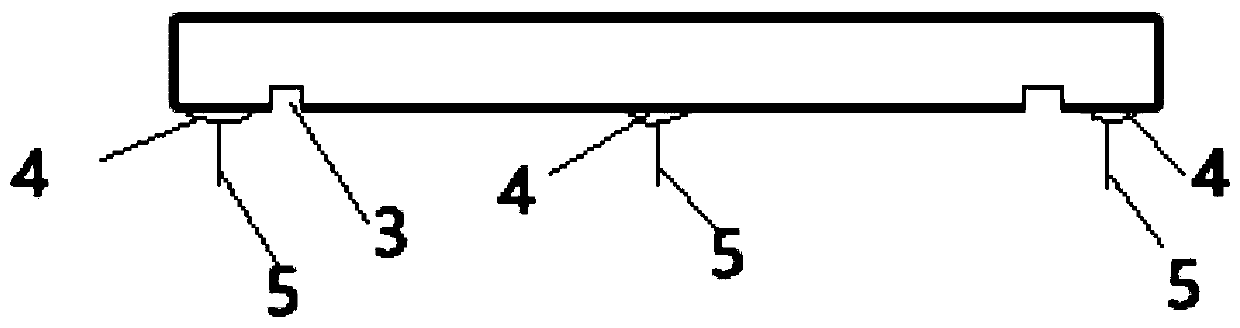 Piezoelectric element lead bonding method and piezoelectric element having pins