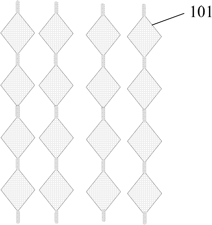 Capacitive touch sensing device and touch display device