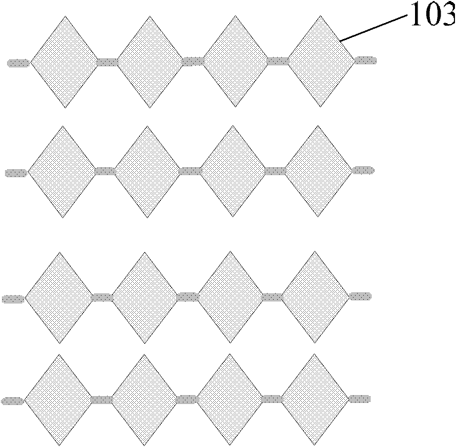 Capacitive touch sensing device and touch display device