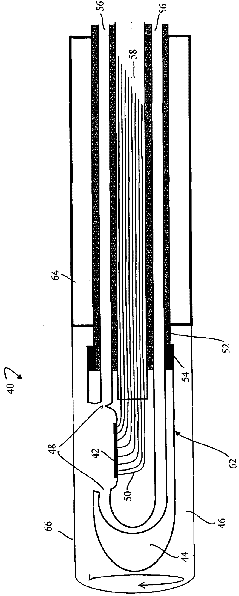 Transurethral ultrasound probe for treatment of prostate