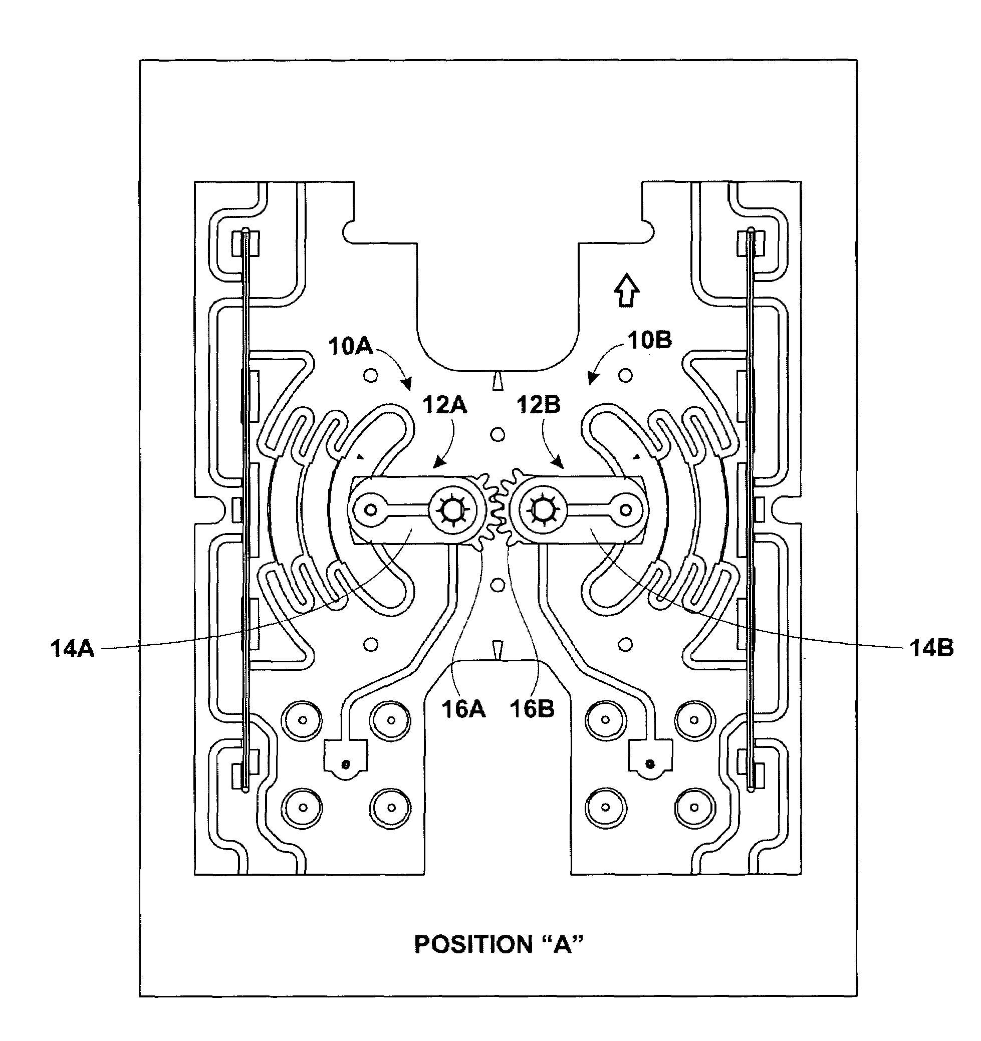 Wiper-type phase shifter with cantilever shoe and dual-polarization antenna with commonly driven phase shifters