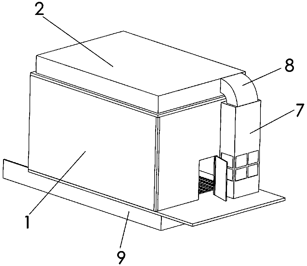 Novel odorless pain room