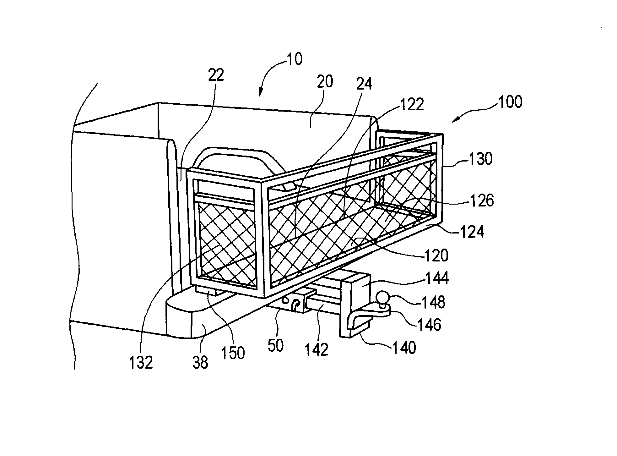 Truck bed extension