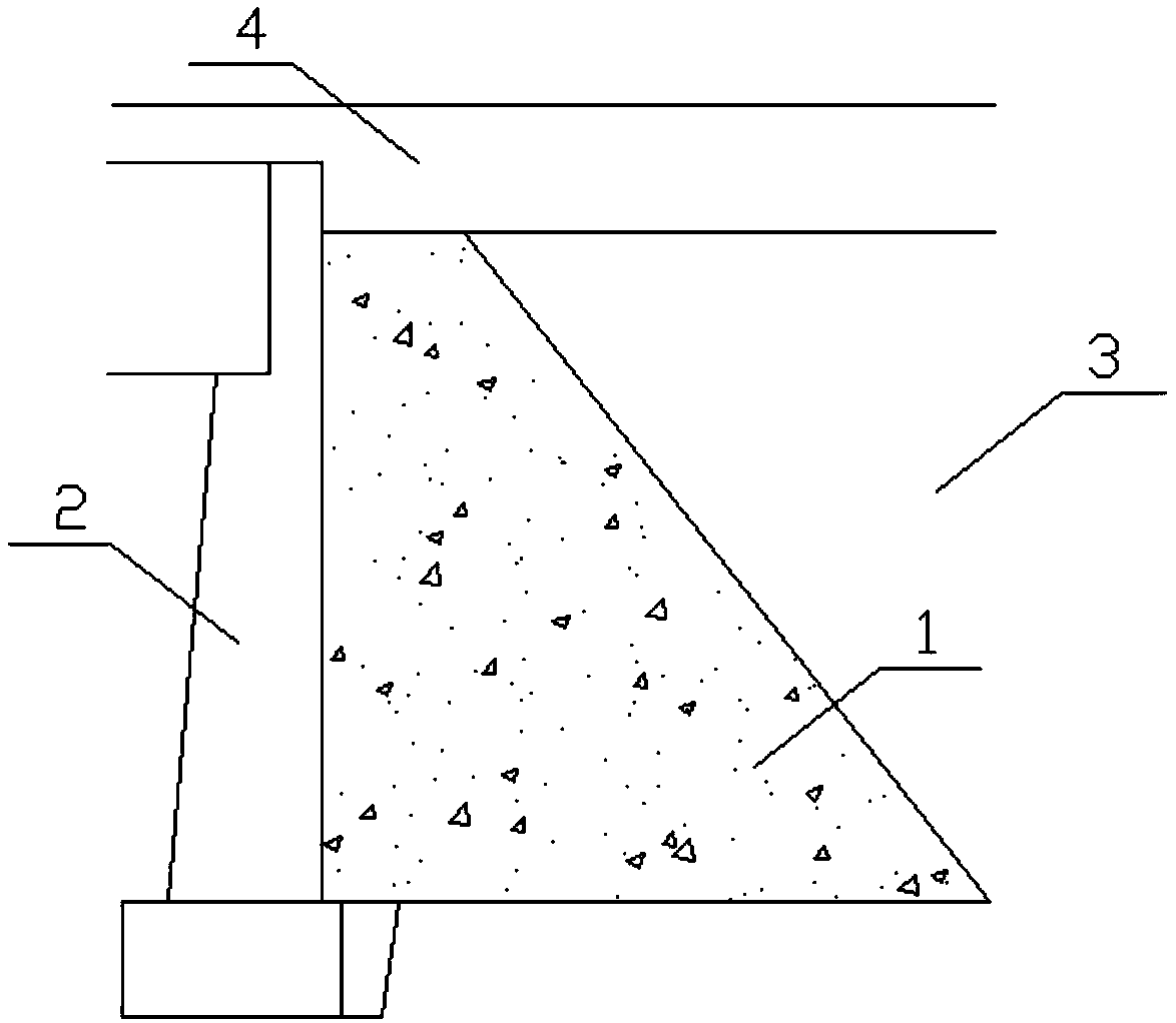 Anti-frost heaving structure of transition section of bridge and culvert structures in cold regions