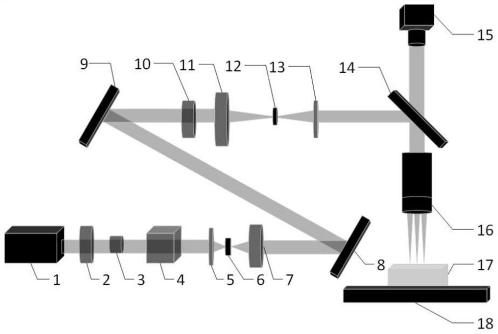 A femtosecond laser two-photon processing device