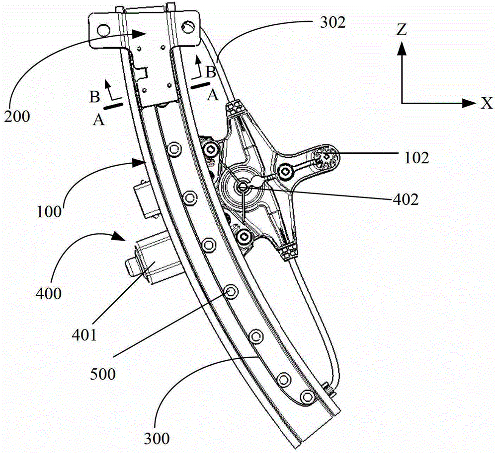 Window glass lifting mechanism and vehicle