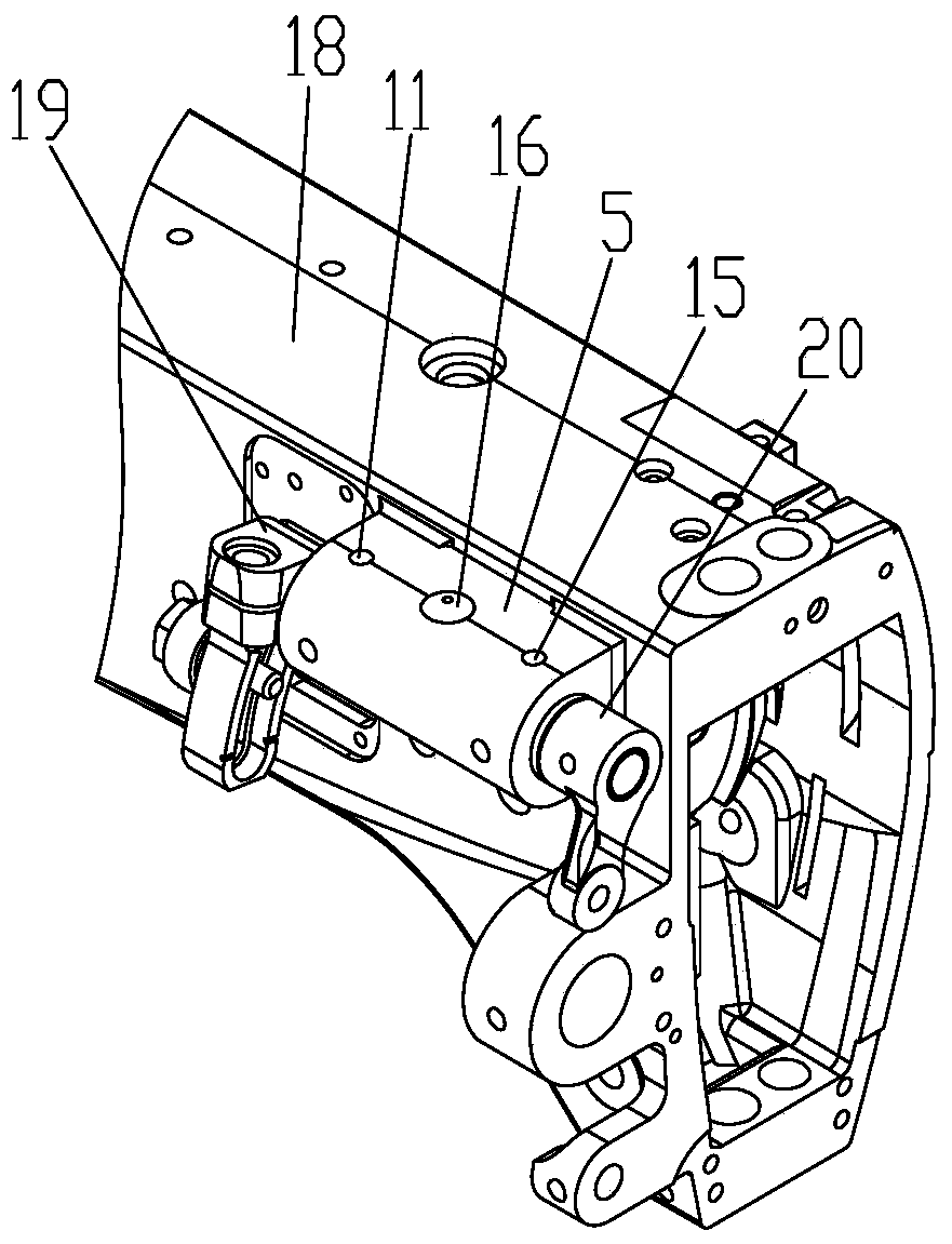 Presser foot lift shaft oil storage and lubrication structure