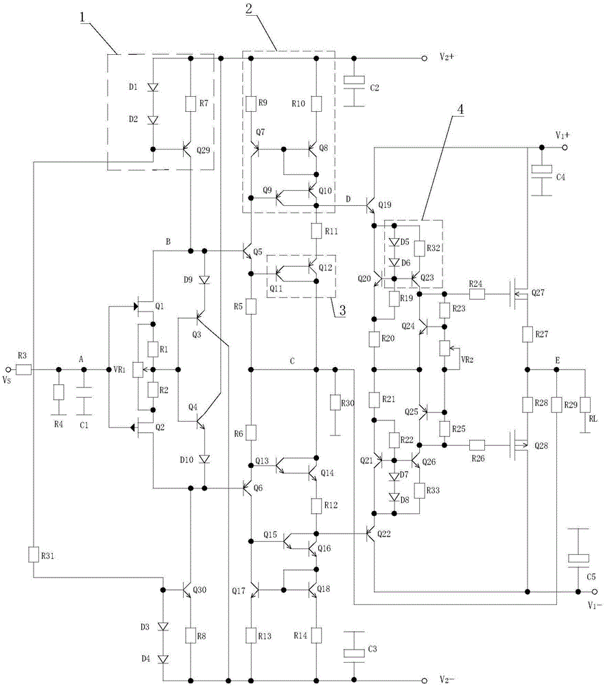 A Follower Power Buffer Amplifier