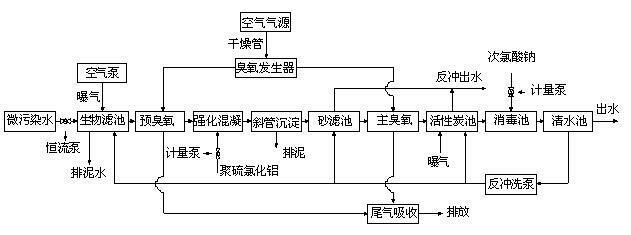 Technological method for controlling disinfection by-product and pathogenic microorganism risk of drinking water