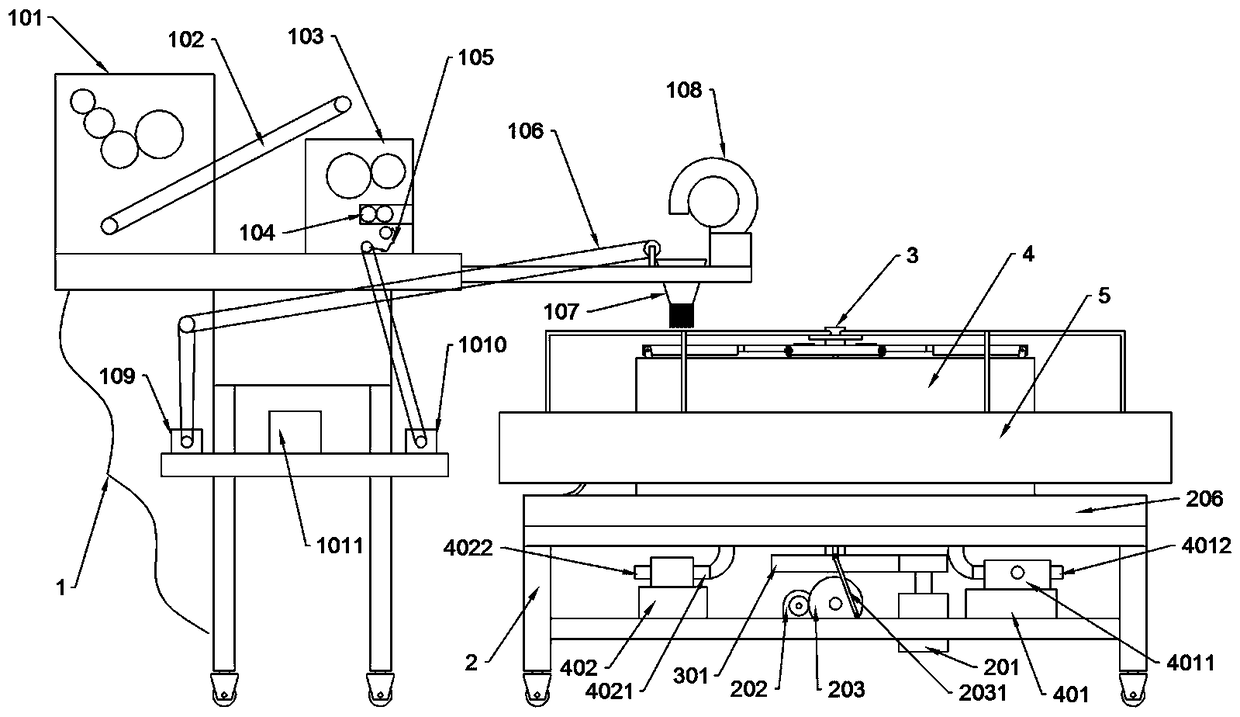 Automatic cooked noodle processing equipment