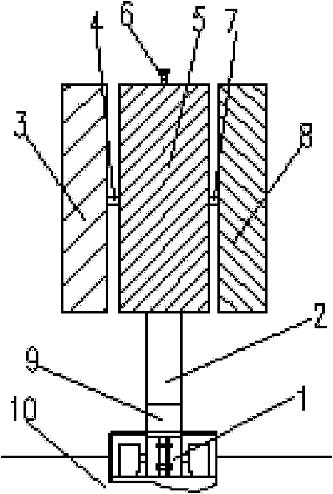 Three-blade propulsion and power generation two-purpose wind surf