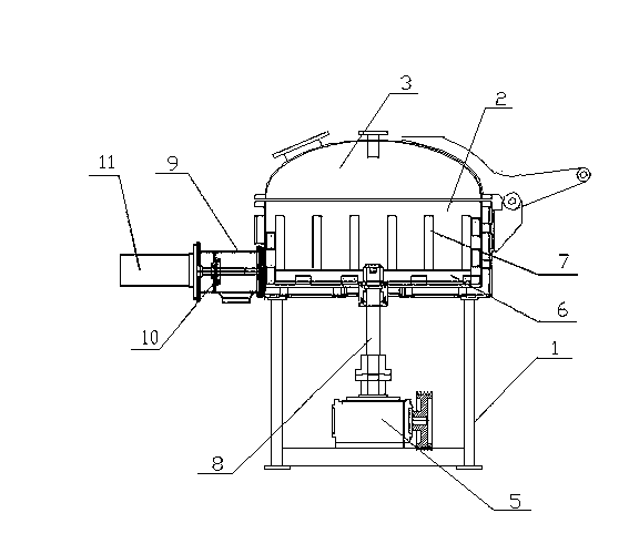 Small flat-bottom drying machine