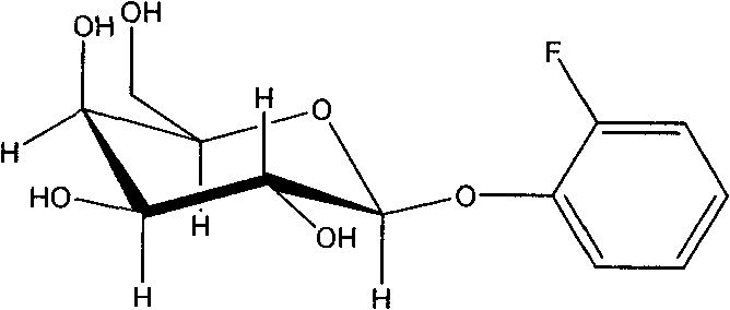 Application of 2-fluroin-beta-D-glycoside in treating neuropathic pain