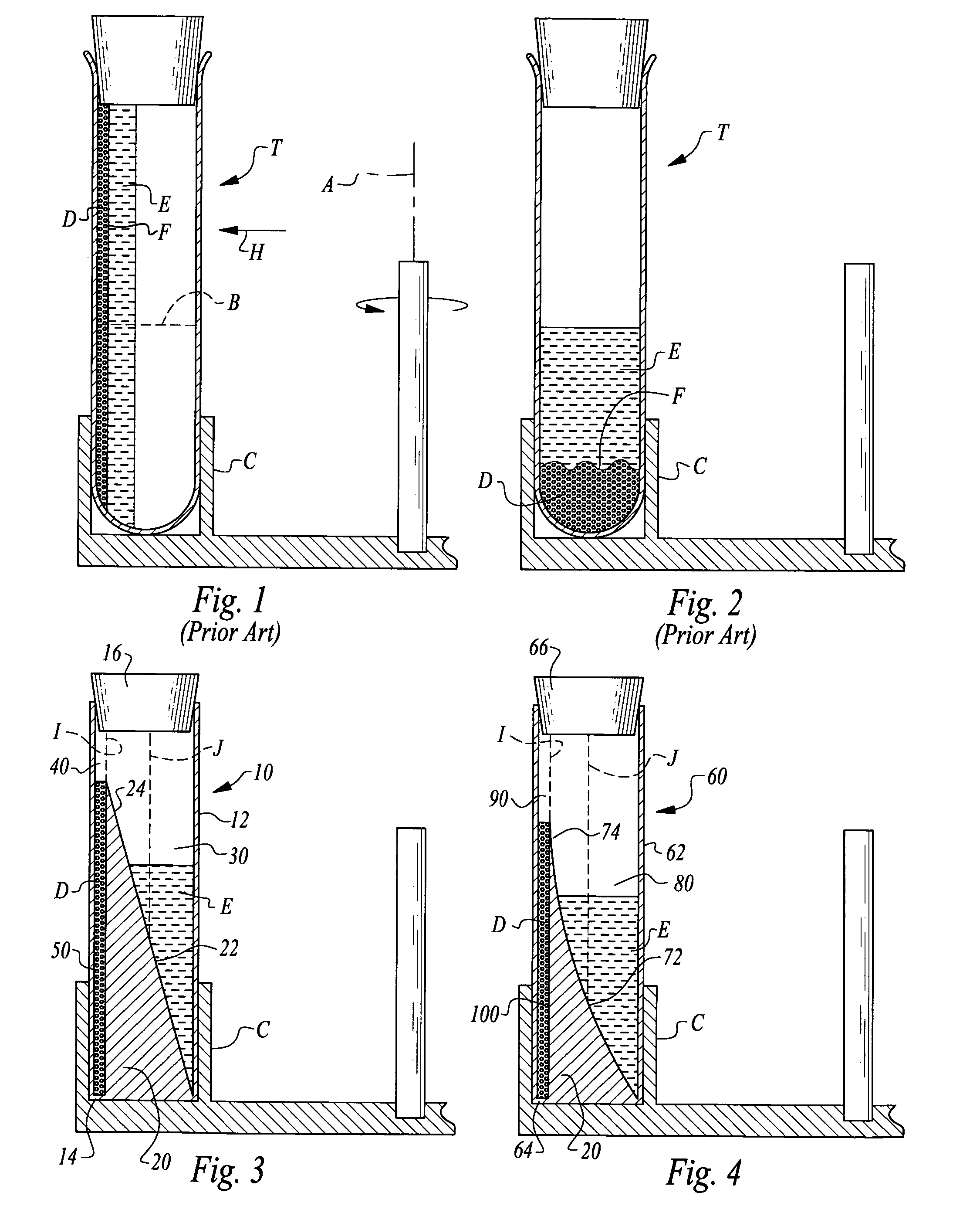 Centrifuge and separation vessel therefore