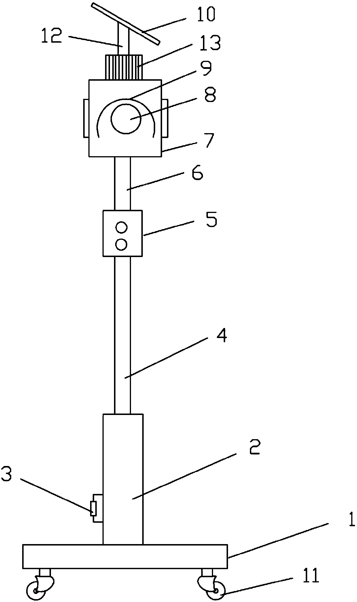 Rail traffic signal lamp