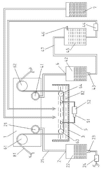 Circular immersion-cleaning method for carpet printing and immersion-cleaning equipment