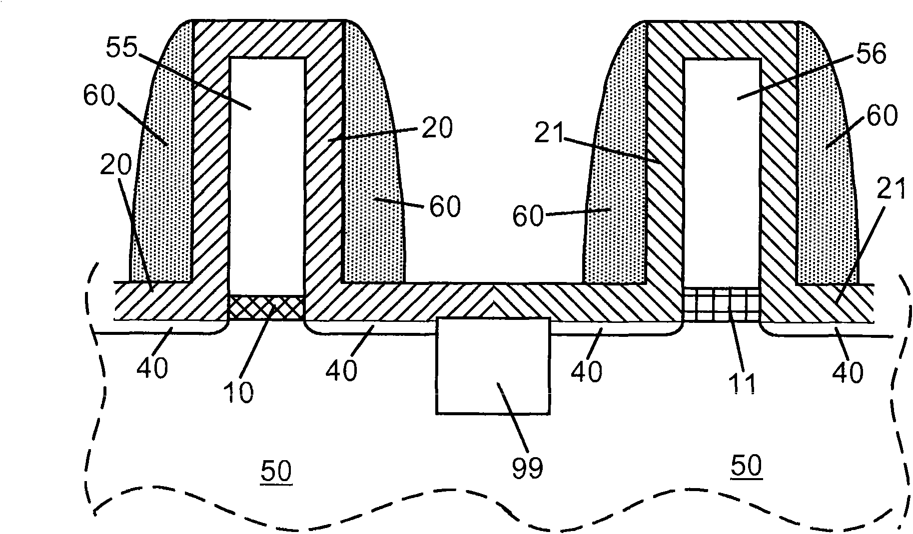 CMOS circuits with high-k gate dielectric