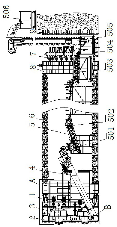 A multi-cutter boring machine