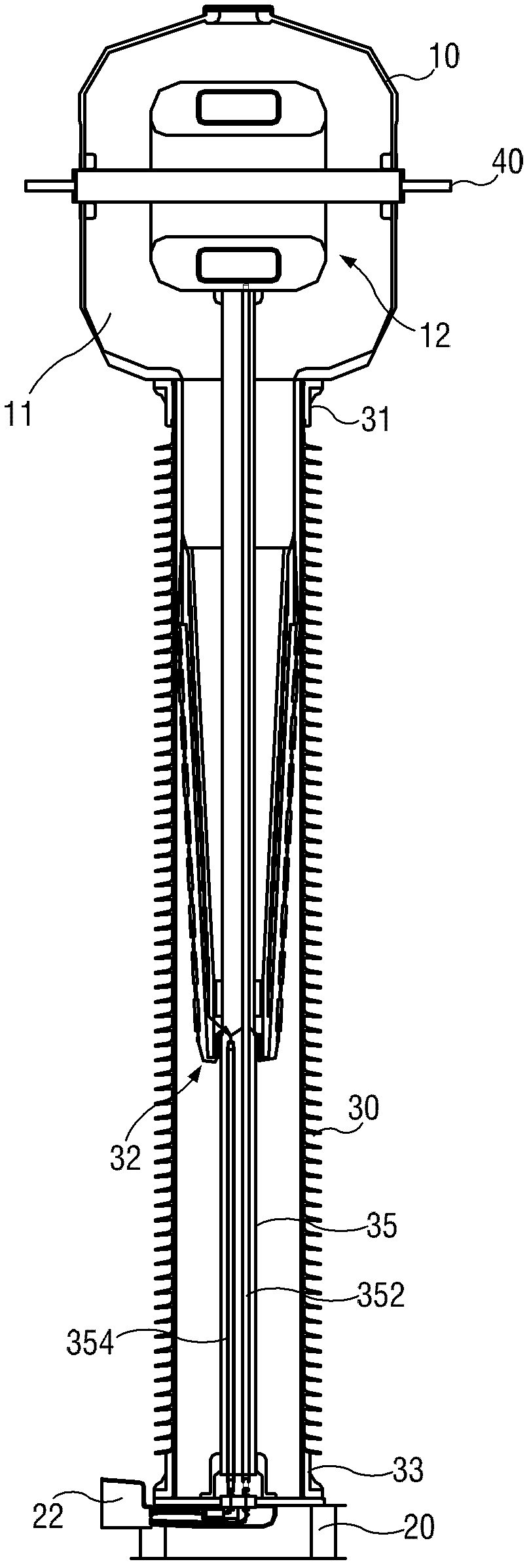 Combined transformer for power system