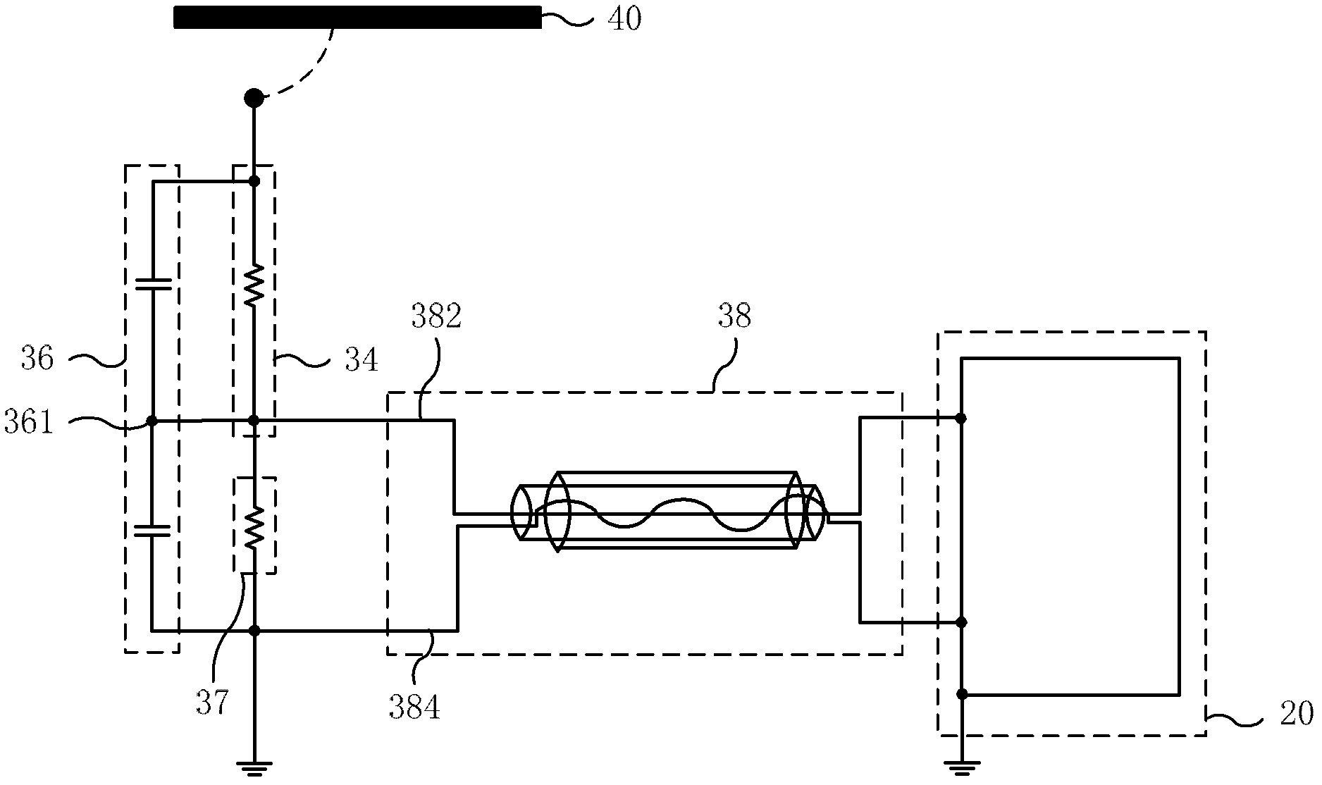 Combined transformer for power system