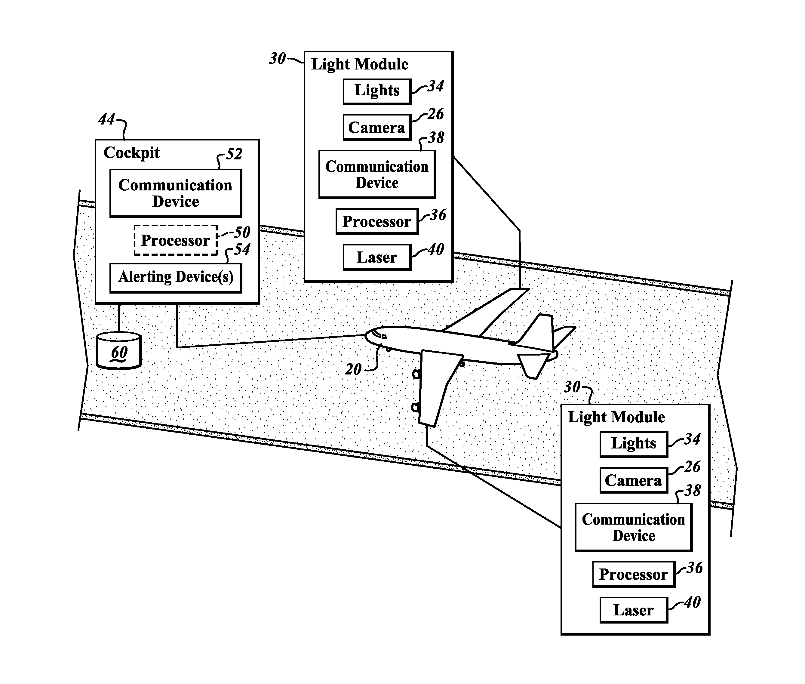 Airport surface collision-avoidance system (ASCAS)