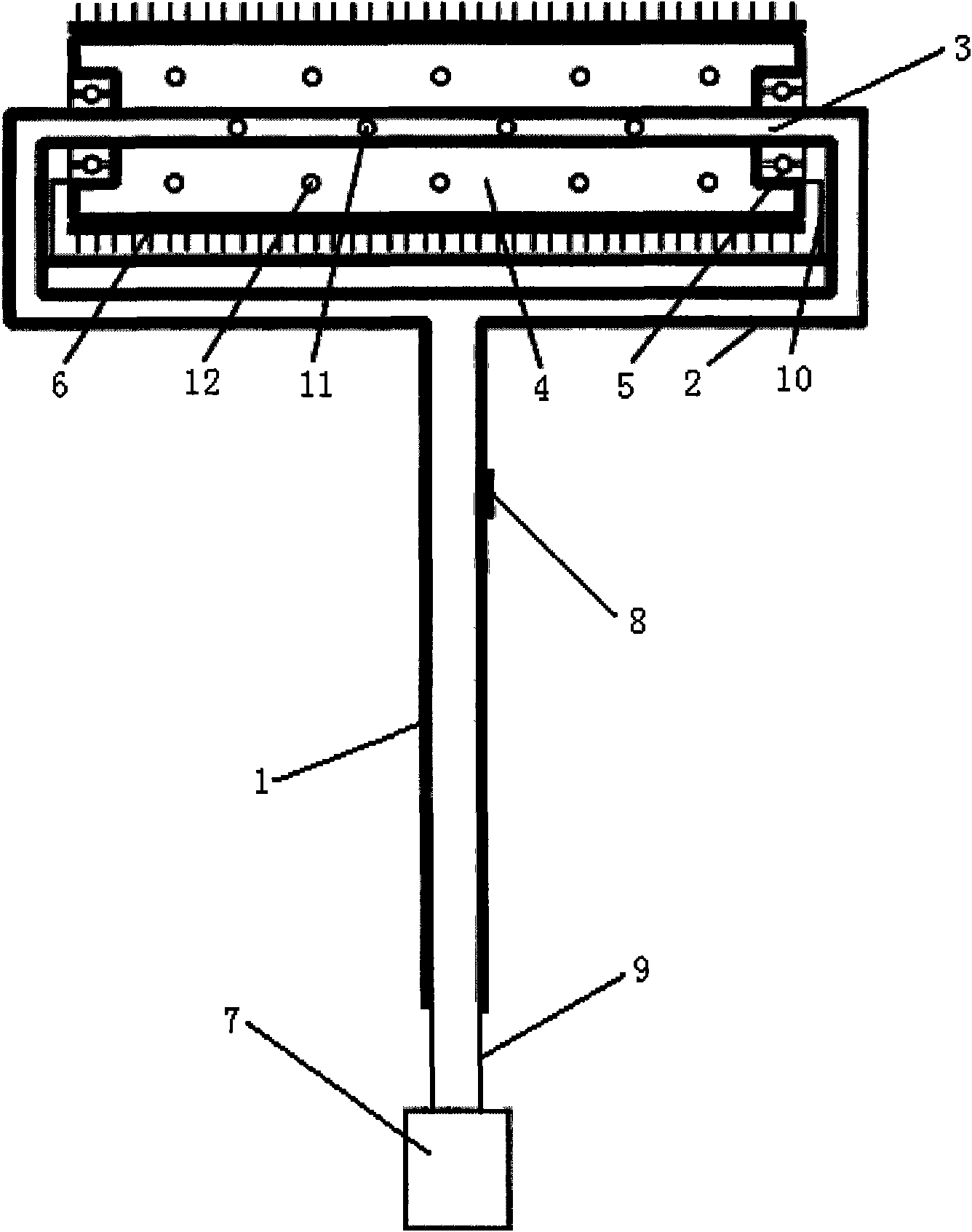 Roller brush utilizing water pump as power