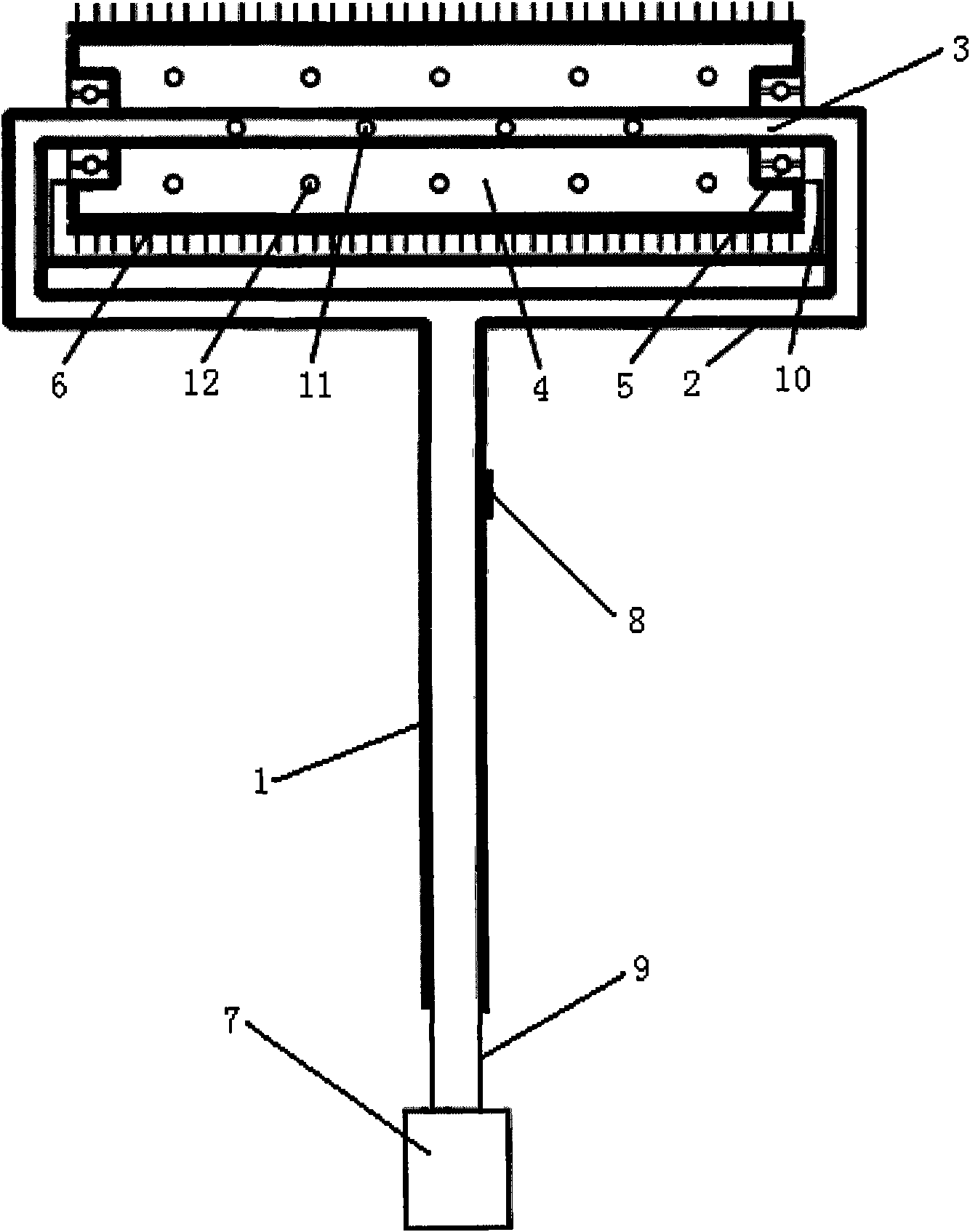 Roller brush utilizing water pump as power