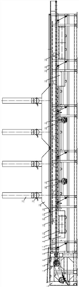 Single-layer steam hot air fixation machine