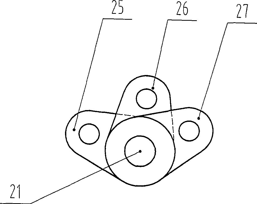 Core holding device of rolled steel tube