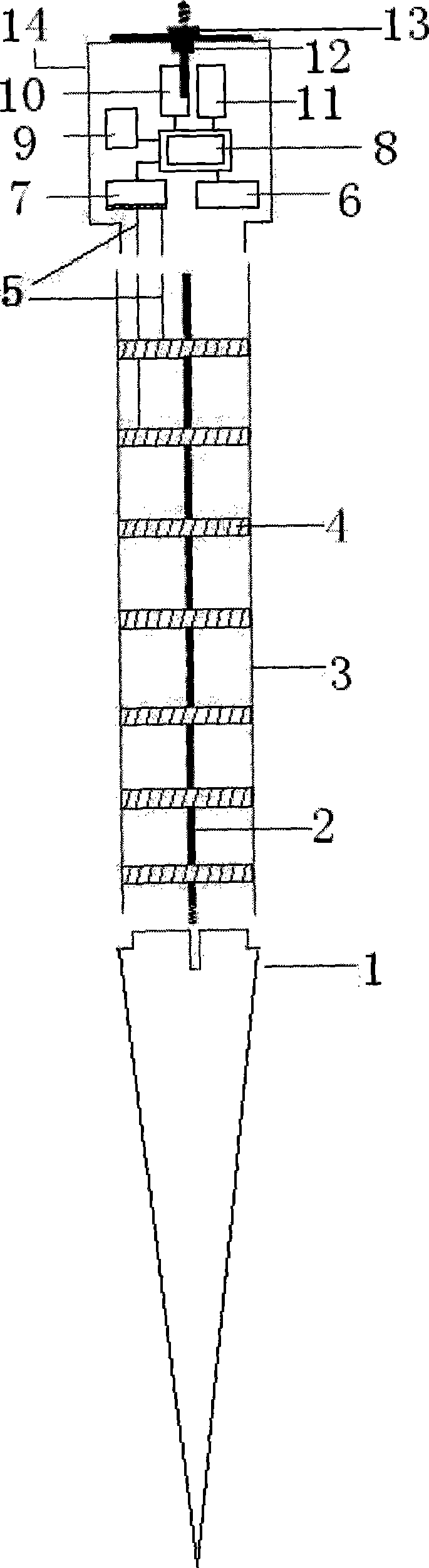 Resistivity monitoring method and apparatus for sea floor erosion/deposition dynamic process