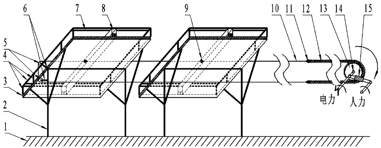 Well-ordered photovoltaic module cleaning system