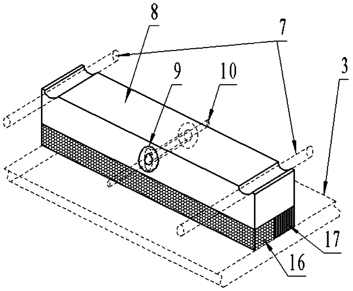 Well-ordered photovoltaic module cleaning system