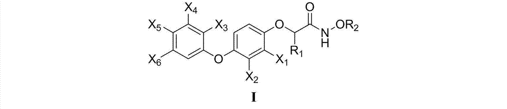 2-(4-aryloxyphenoxy)alkylamide and application thereof