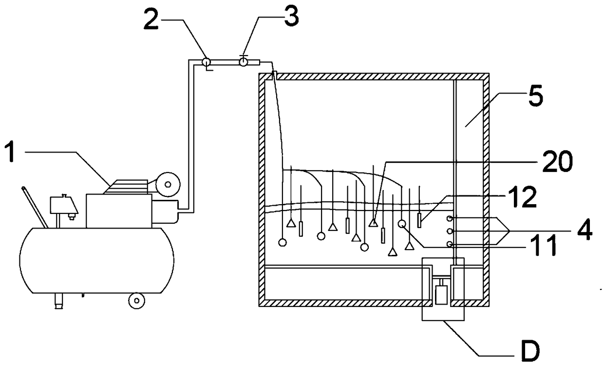 Test device for model of sand well wall static liquefaction induced by hydrate depressurization mining