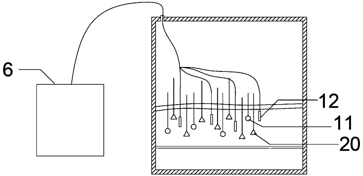 Test device for model of sand well wall static liquefaction induced by hydrate depressurization mining