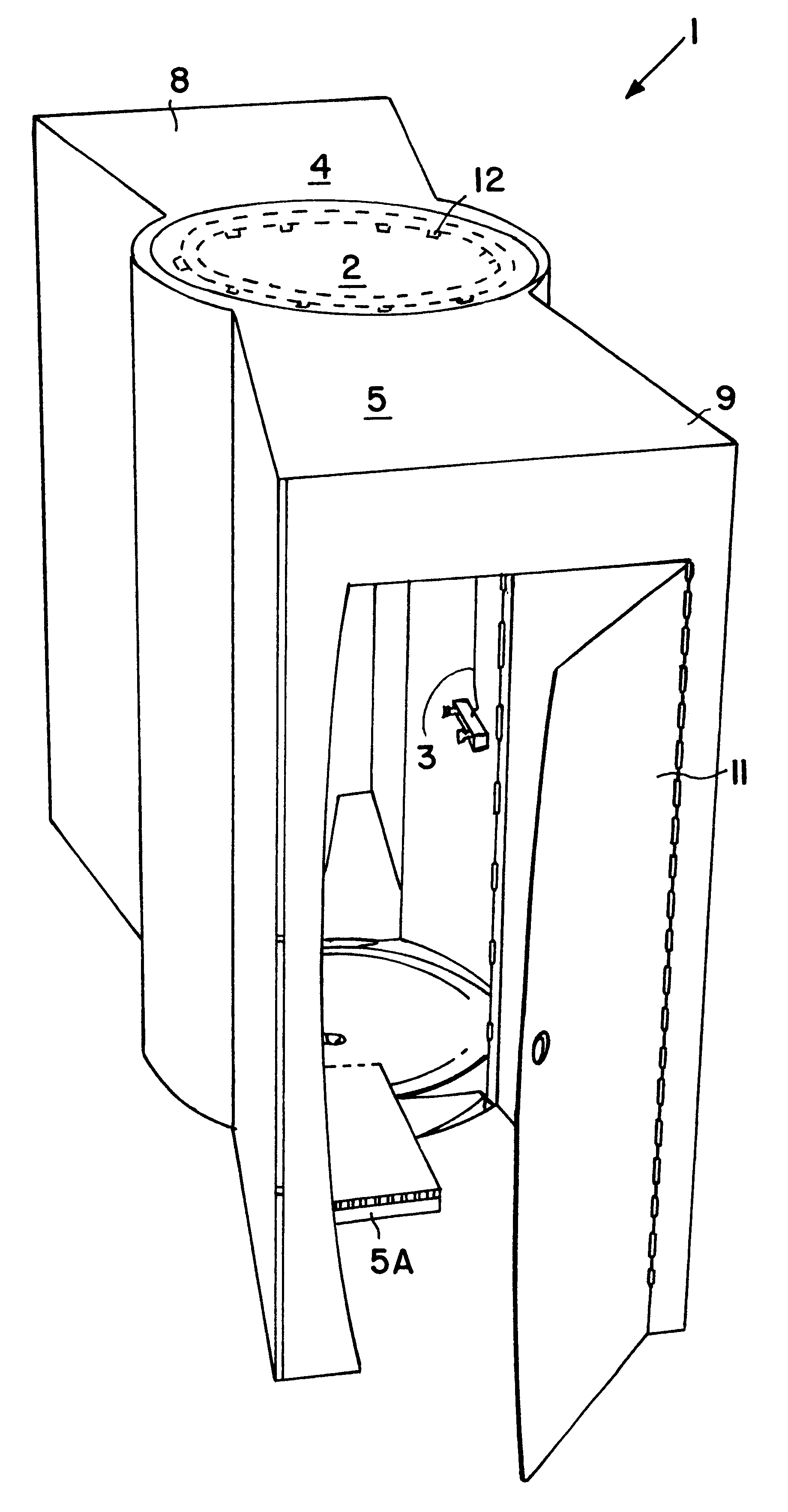 Optimized shower arrangement for high volume use