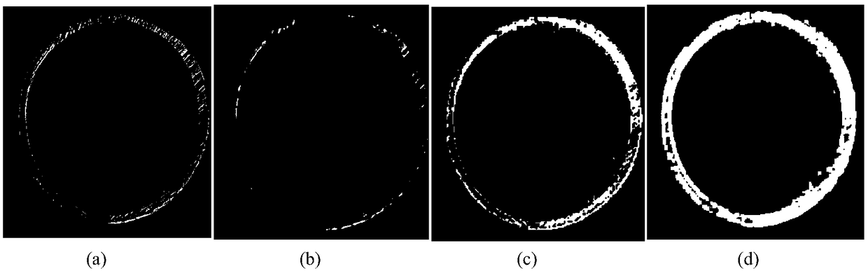 Method for determining large-plastic bending section profile curve of thin-walled pipe