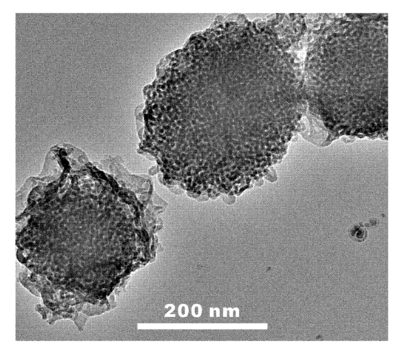 Fluorescent mesoporous silicon oxide nanomaterial and preparation method and application thereof