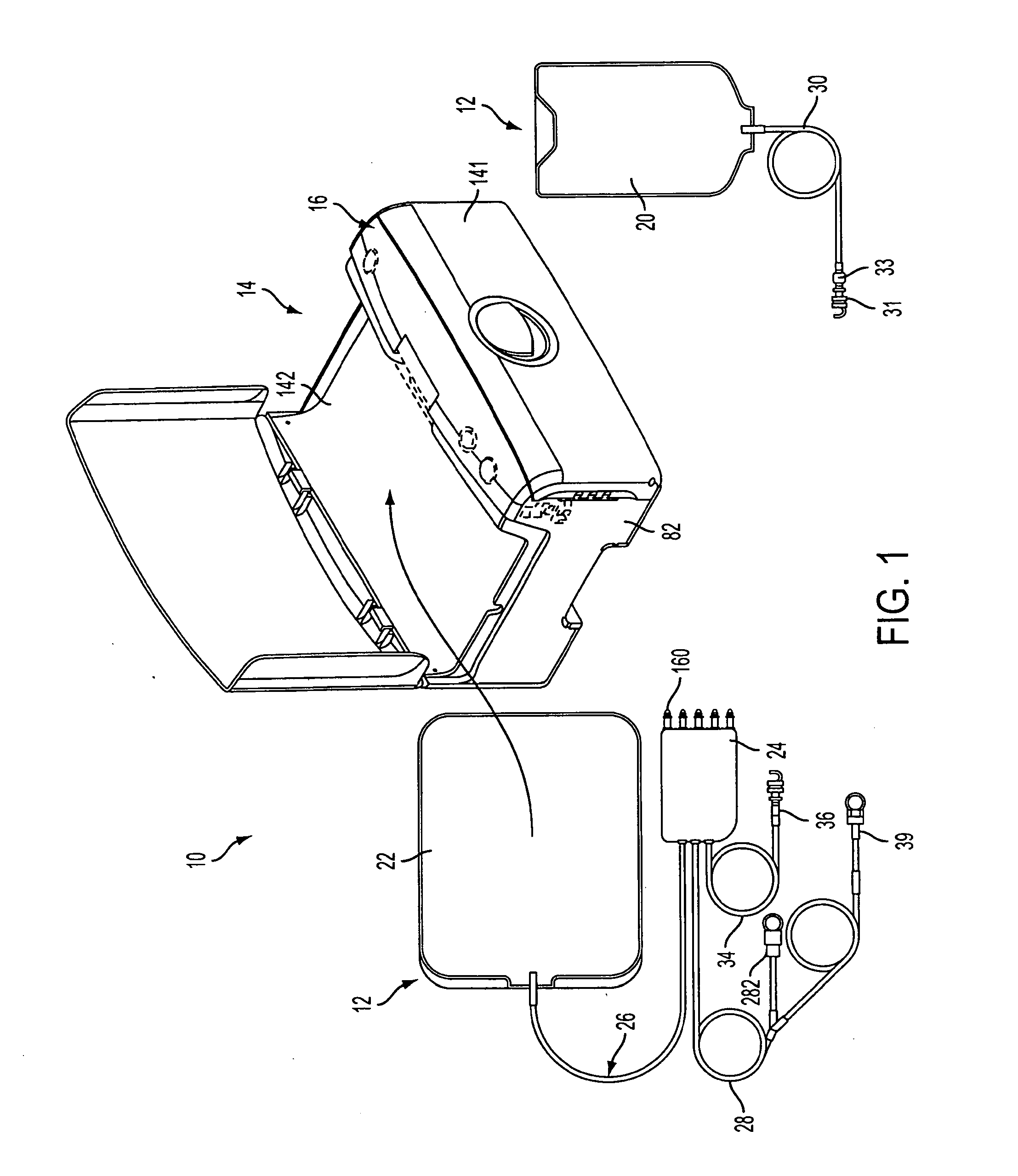 Pump cassette and methods for use in medical treatment system using a plurality of fluid lines